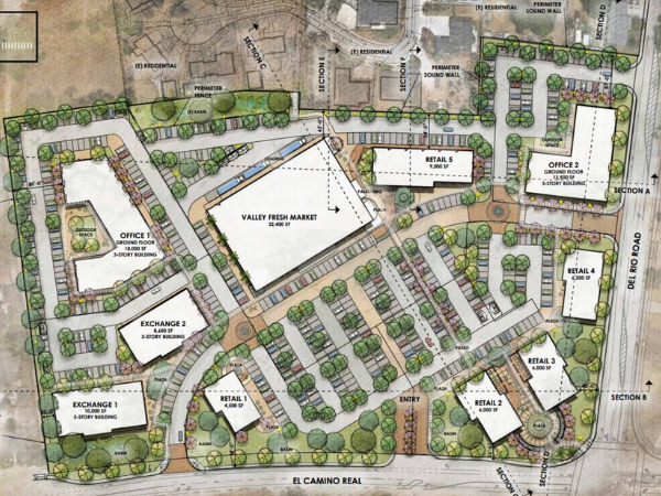 Plans for the Del Rio Marketplace Project