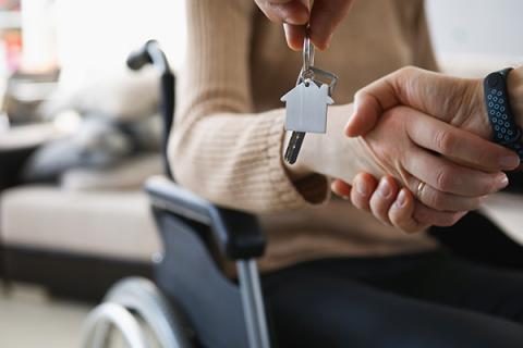 Wheelchair user buying a house