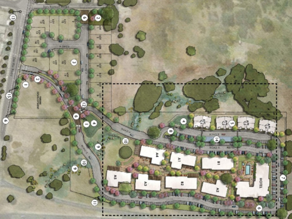 Barrel Creek project map.