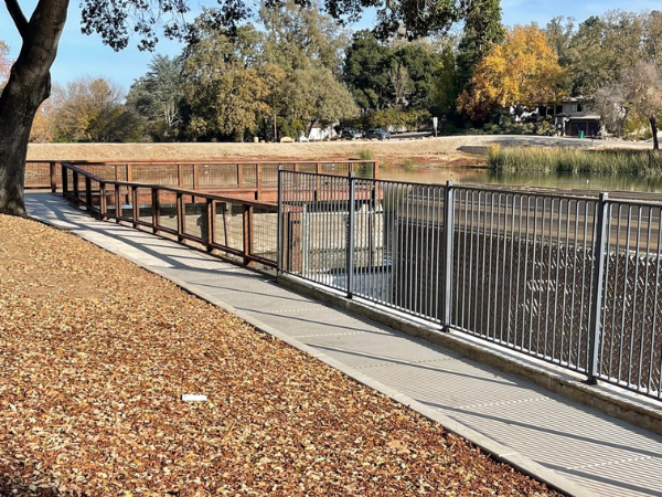 Atascadero Lake Park Pier and pathway improvements.