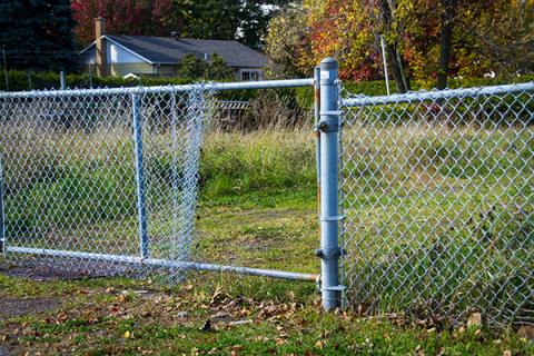 Broken Chain link fence