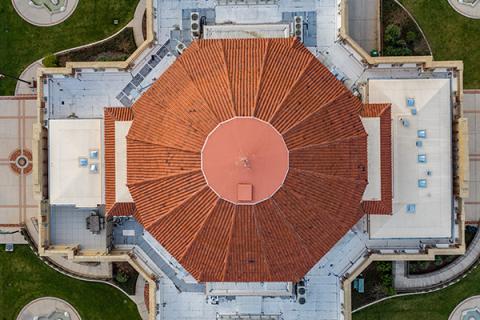 An overhead image of Atascadero City Hall