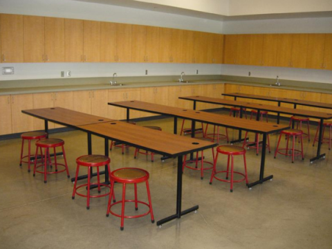 Colony Park Community Center classroom/meeting space.