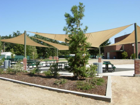 Colony Park Community Center picnic area.