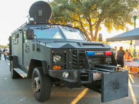 Special Response vehicle at National Night Out event.