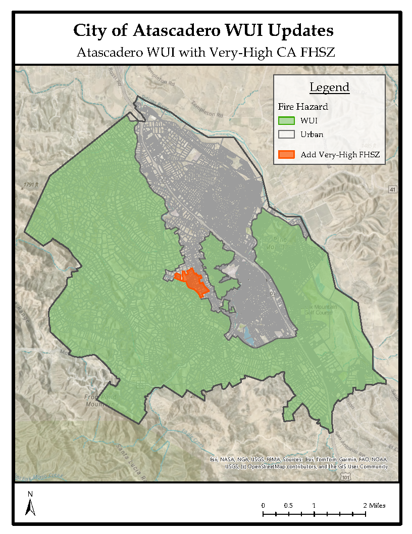 Fire Hazard Severity Zone Updated 2025